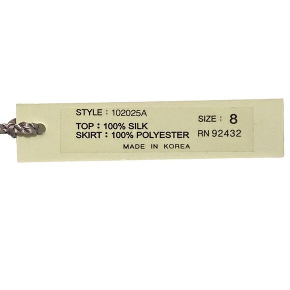 NEW | Kay Unger Sheath Dress | 8 | Red Black | Silk Blend | Lined | Career - Picture 4 of 14